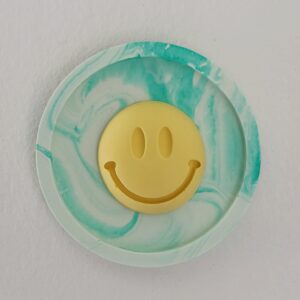 wandbordje smiley